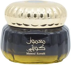 Almas Perfumes Mamoul Kuwaiti - Luxury Incense with White Flowers, Patchouli, Saffron, Sandalwood & Eastern Blends - Premium Arabic Oud Resin Blend - Long Lasting Aroma - Elegant Gift Packaging - 60g