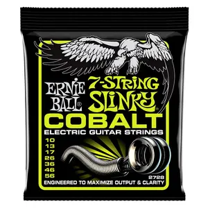 Ernie Ball Regular Slinky Cobalt 7-String Electric Guitar Strings - 10-56 Gauge