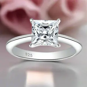 1.25ct Princess Cut Diamond Option Engagement Ring