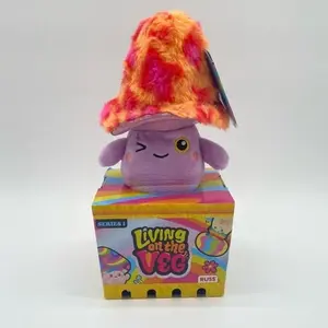 Kellytoy Living on the Veg Russ Plush Toy - Character Russ from Series 1 - Perfect for Fans Collectors & Hug Lovers