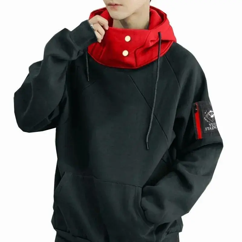 Jujutsu Kaisen Anime Cosplay Casual Pullover Sweatshirts - Unisex Adult Long-Sleeve Hoodie with Pocket for Gojo Satoru/Itadori Yuji Costumes