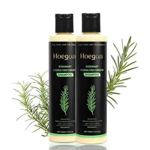 Rosemary Shampoo with Hydrolyzed Keratin Promotes Hair Growth Controls Oil Dandruff Soothes Scalp Irritation Restores Shine, Big 220ml