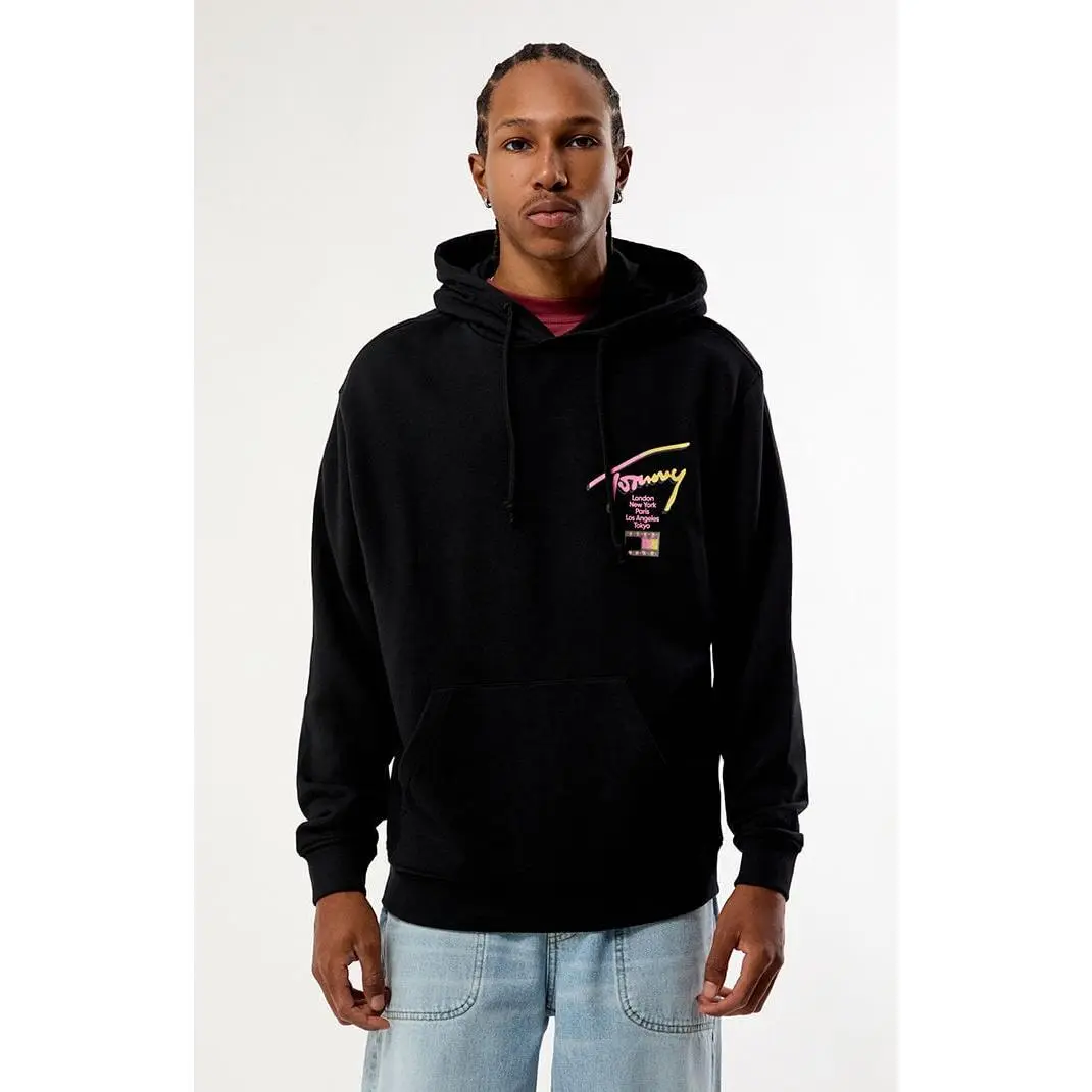 Tommy Jeans Men's Signature Location Pullover Hoodie