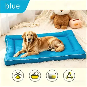 Seasonal Pet Sleep Pad Mats, Waterproof Moisture-Proof Deep Sleep, 4D High Resilience Memory Foam, Durable Easy Clean Pet Bed for Cats Dogs, Shaped Beds Home