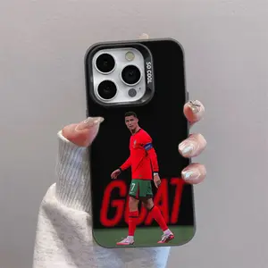 Ronaldo No.7 Anti-Drop Protective Acrylic Case for iPhone 17 Pro Max 16 Pro Max 15 14 13 12 11 XS Air Plus Soccer Protection Cover Shockproof Casing