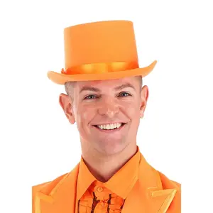 Orange Tuxedo Top Hat