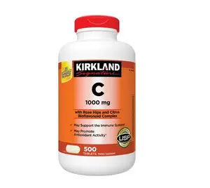Kirkland Signature Vitamin C 1000 mg., 500 Tablets Dietary Supplement