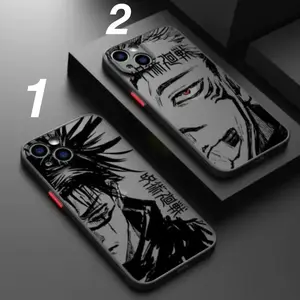Graphic JJK phone case for all iPhone, Tough Anime Phone Case, Gojo Yuji Choso Sukuna, Suitable for iPhone 17/16/15/14/13/12/11 Pro Max/Plus