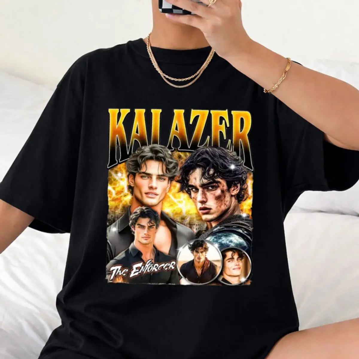Kai Azer Powerless Handsome The Enforcer Shirt, Booktok Merch, Reckless Book, Powerless Sweatshirt, Unisex Sweater Pullover Tee