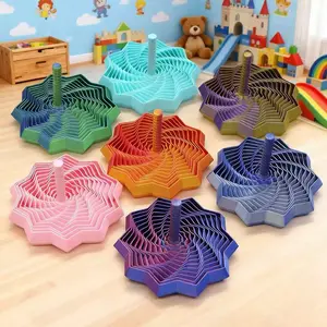 3D Printed Stress Relief Star Illusion Folding Kids Puzzle Toy, Polygon Radish Tower Spiral Desktop, Educational Toy