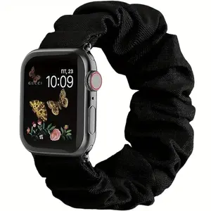 Cute Printed Elastic Single Loop Watch Band Smart Watch Strap for Women, Fits 38-45mm Iwatch Series 8/7/6/5/4/3/2/1 Se, Stylish & Comfortable Design
