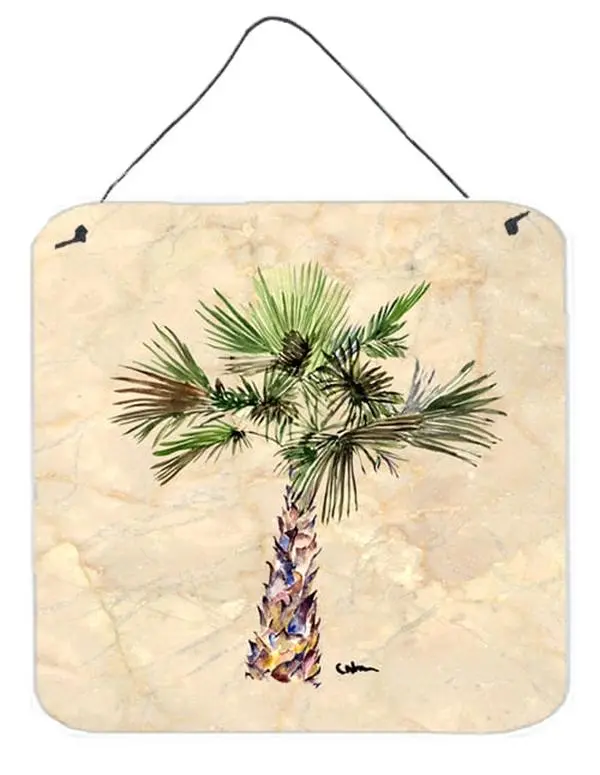 Aluminium Palm Tree Wall or Door Hangable Prints, Home Decor, Room Decor