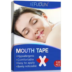SEFUDUN Closed Mouth Patch, Prevent Snoring, Anti-Open Mouth Mouth Breathing Patch Seal Mouth Patch Stop Snoring Patch Sleep Corrector, Skin Care Adult Night Patch Mouth Breathing Patch Sleeping Stop Snoring Snoring Patch