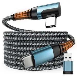 Link  16FT Compatible for Quest 3S/3, Quest 2/Pro, Pico 4, Nylon Braided Accessories for Rift S/Steam VR , USB 3.0 Type C to C High Speed Data Transfer  Cord for Gaming PC