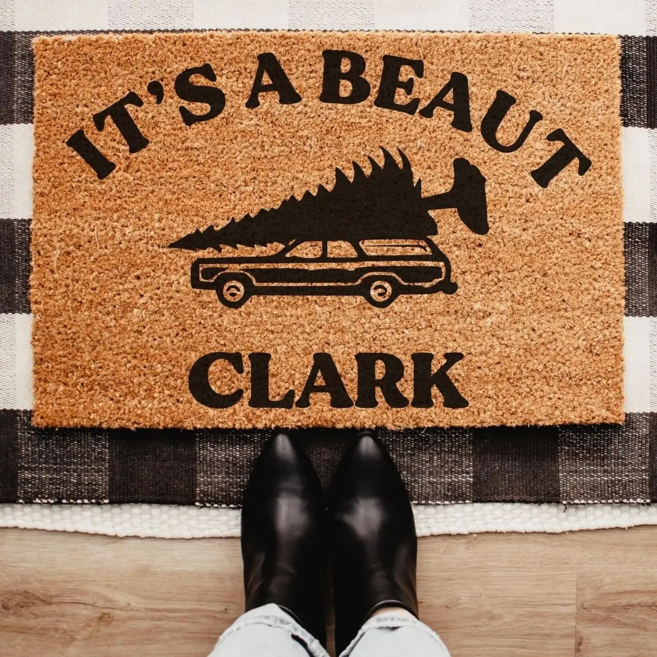 It's a Beaut Clark Doormat, Griswold Christmas Doormat, Funny Christmas Doormat, Christmas Vacation Doormat, Christmas Doormat,Xmas Doormat