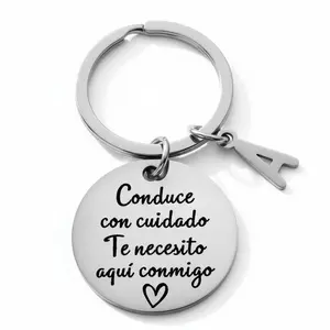 Drive Safe" Stainless Steel Keychain - Perfect Gift for Dad, Boyfriend, or Husband on Valentine's Day & More