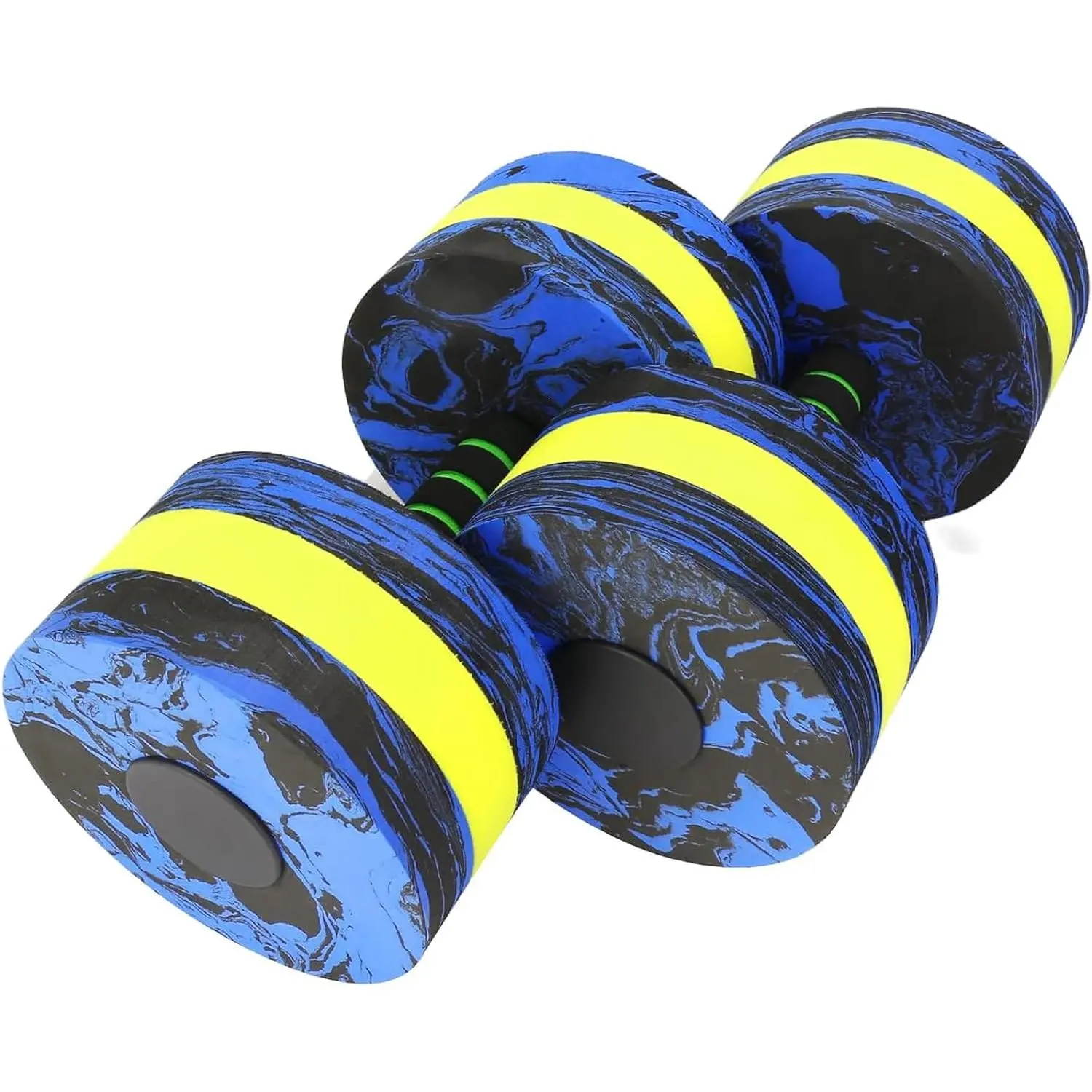 2 count Water Dumbells Pool Water Aerobics Resistance Water Weight Water Aerobics High-Density EVA-Foam Pool Fitness Water Weights for Pool Exercise(Camouflage)