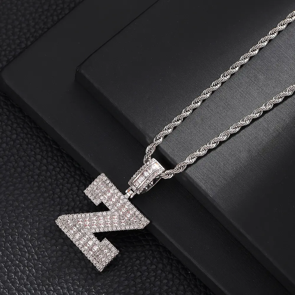 Z+20inch Fried Dough Twists chain (silve