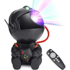 Star Projector Galaxy Light Multiple Nebula Modes, Space Astronaut Projector with Remote Control, Galaxy Projector for Bedroom, Galaxy Night Light for Kids, Ceiling, Room Decor, Party, Black unique lighting