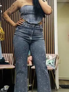 hermoso set de dama de brillo