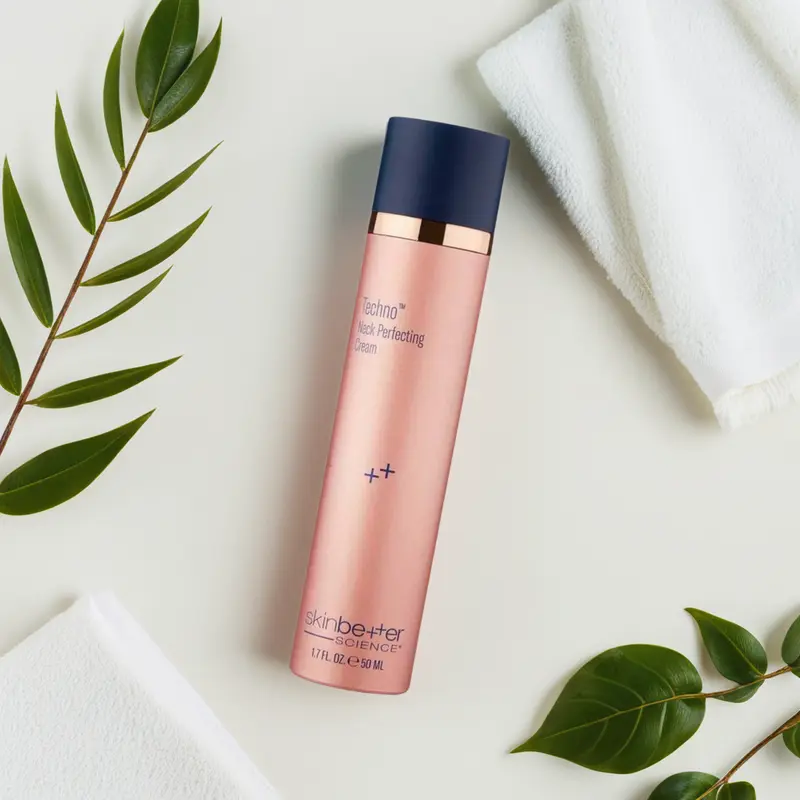 Skinbetter Science Techno Neck Perfecting Cream 1.7 oz 50 ml with NOw Complex for Firmer Resilient Skin Hydration and Antioxidant Support