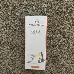 2-in-1 LED Pet Nail Grinder, Clipper & Trimmer – Safe, Precise Grooming for Cats & Dogs with Light Nails Animal