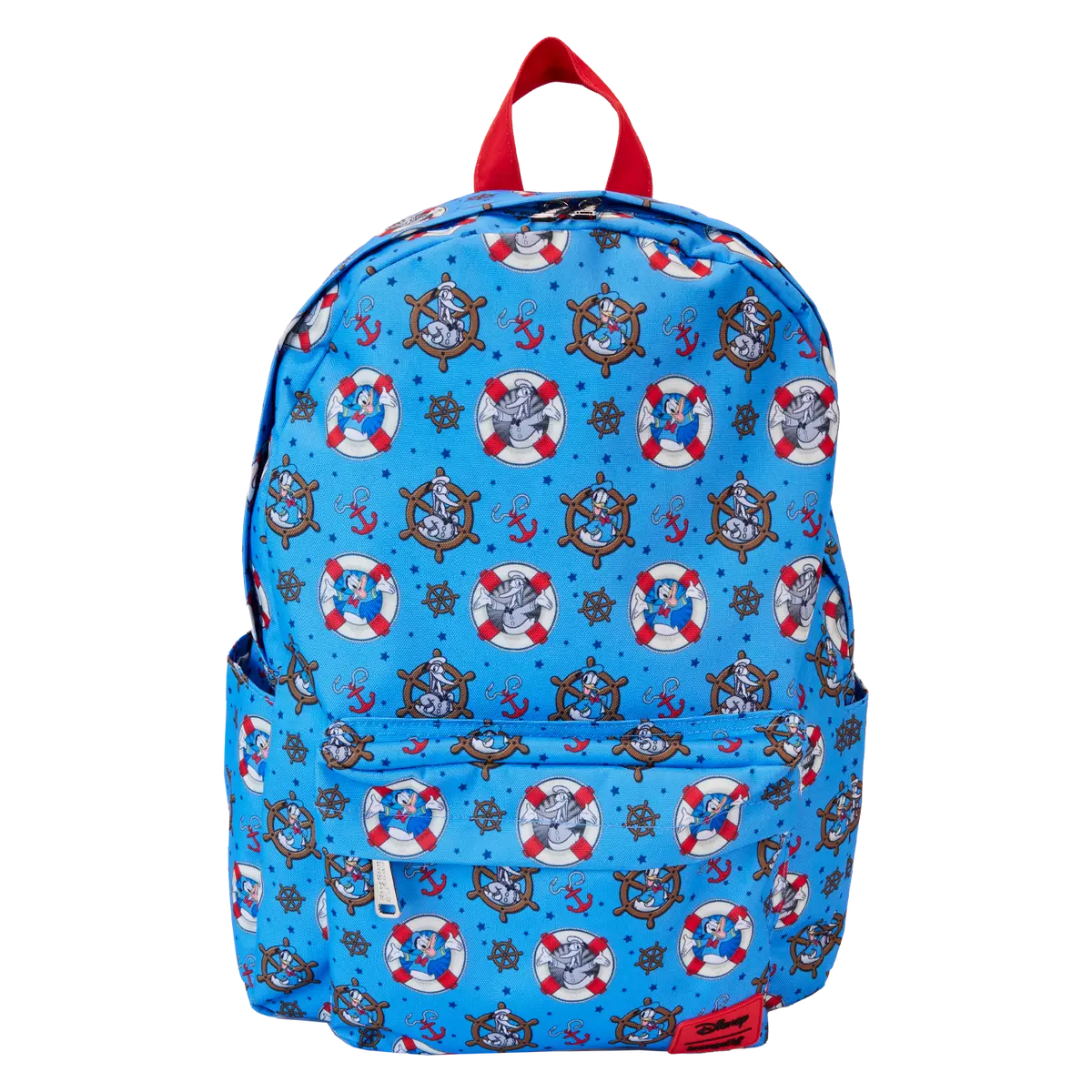 Donald Duck 90th Anniversary All-Over Print Nylon Full-Size Backpack