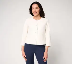 BEAUTIFUL by Lawrence Zarian 24/7 Button Front Lady Jacket