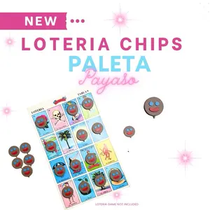 50 Paleta Payaso-Loteria Game Markers Chips Custom Designed for Lotería Enthusiasts 50 Paleta Payaso-Loteria Game Markers Chips Custom Designed for Lotería Enthusiasts