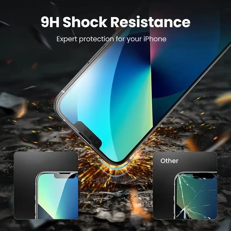 High-Definition Tempered Glass Screen Protectors That Are Easy to Install And Fingerprint-Resistant, Suitable for Iphone 17/16/15/14/13/12/11 Pro Max Plus, As Well As The 7, 8, SE, And XR Series
