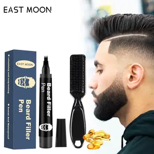 The Men's Beard Filler pen is removable and easy to use to create a thick beard hairline Convenience Enhance Appearance