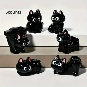 Cute Cat Decorations Set, Ideal Holiday & Home Decor Accessories, Perfect Gift for Friends & Family, Enhance Cozy Atmosphere, Cute Desktop Decoration