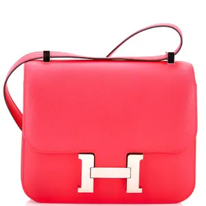 Pre-owned HERMÈS material Messenger Bags Hermes Constance Bag Epsom 24 by Rebag