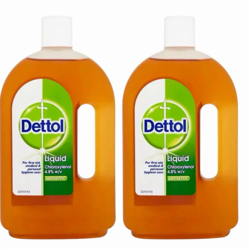 Dettol AntiSeptic Liquid 750ml Pack of 2 for Household Hygiene Essential for Daily Cleaning & Germs Defense 750ml Capacity Anti-Septic Properties Daily Use