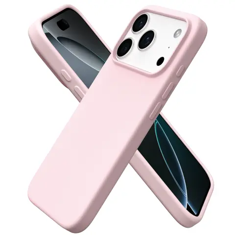 ORNARTO Liquid Silicone Case for iPhone 17 Series, Soft-Touch Shockproof Cover with Scratch-Resistant Finish, Raised Camera Protection & Microfiber Lining