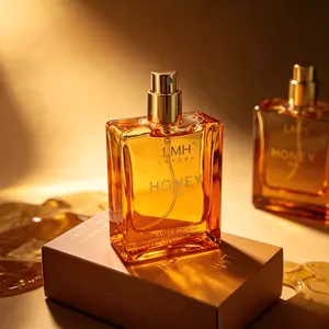 LMH Honey Oud Perfume EDP 50ml | Warm Honey & Woody Oud | Long-Lasting Fall & Winter Night Out Scent | Unisex Fragrance for Men & Women