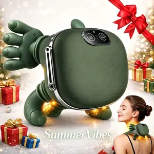 【Mother's Day Gift】Portable Electric Neck & Shoulder Massager, Cordless 3D Kneading Massager with Adjustable Modes, Rechargeable Home Relaxation Tool for Daily Use, Great Gift Idea Summervibes