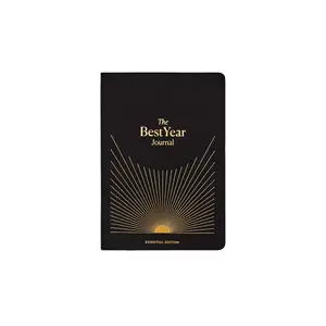 Best Year Journal Essential - Black -  Simple, Guided Journal for Mindfulness, Self-Discovery & Fresh Beginnings