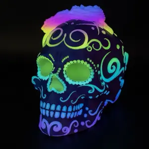 Sugar Skull Gothic Figurine, Home Decor Statue