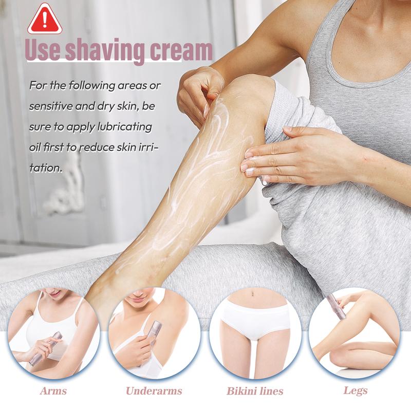 Akunbem Bikini Trimmer for Women, Electric Shaver and Razor Rechargeable 2-in-1 Body and Facial Epilator, Dual Heads for Painless Trimming of Pubic Hair, Face, Underarms and Legs, IPX7 Waterproof. Christmas Gift New Year Gift Shaving Grooming Akunbem Bikini Trimmer for Women, Electric Shaver and Razor Rechargeable 2-in-1 Body and Facial Epilator, Dual Heads for Painless Trimming of Pubic Hair, Face, Underarms and Legs, IPX7 Waterproof. Christmas Gift New Year Gift Shaving Grooming