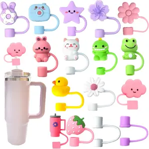 16 count Straw Cover for , Accessories for  Cup, 10mm 0.4in   Straw Topper for  Cup 30&40 oz Tumblers