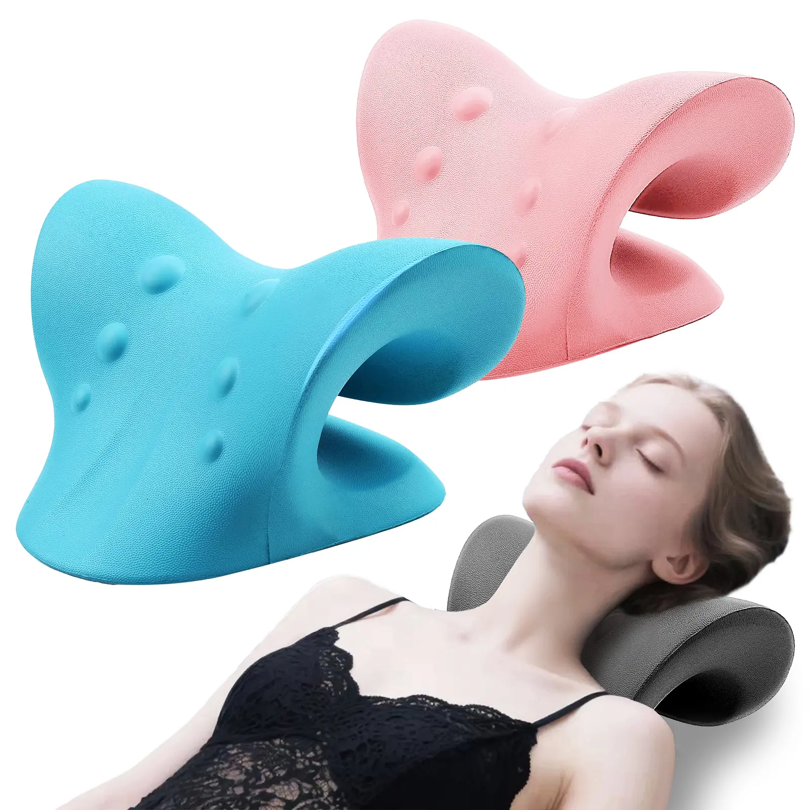 HSECOYAY -Made in CHINA-Neck Piilow, Nest thing Pillow, Neck Rest Pillow, Neck Stretch Pillow