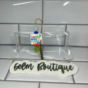 I Like Big Books Silicone Beaded Bookmark decorative bookmark