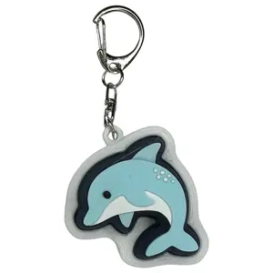 Dolphin Fidget Clicker: keychain accessory, stress relief, cute must have Mammal, Ocean