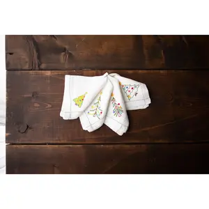 Christmas Tree Cocktail Napkins (set of 4)