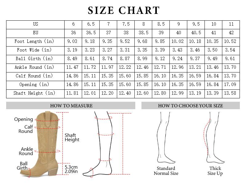 Wetkiss Women Knee High Western Cowboy Boots Exquisite Lily-of-the-Valley Embroidered Chunky Heel Casual Walking Shoes ,Women's Shoes,Women's Boots  #TikTokShopSpringGlowUp #greenish