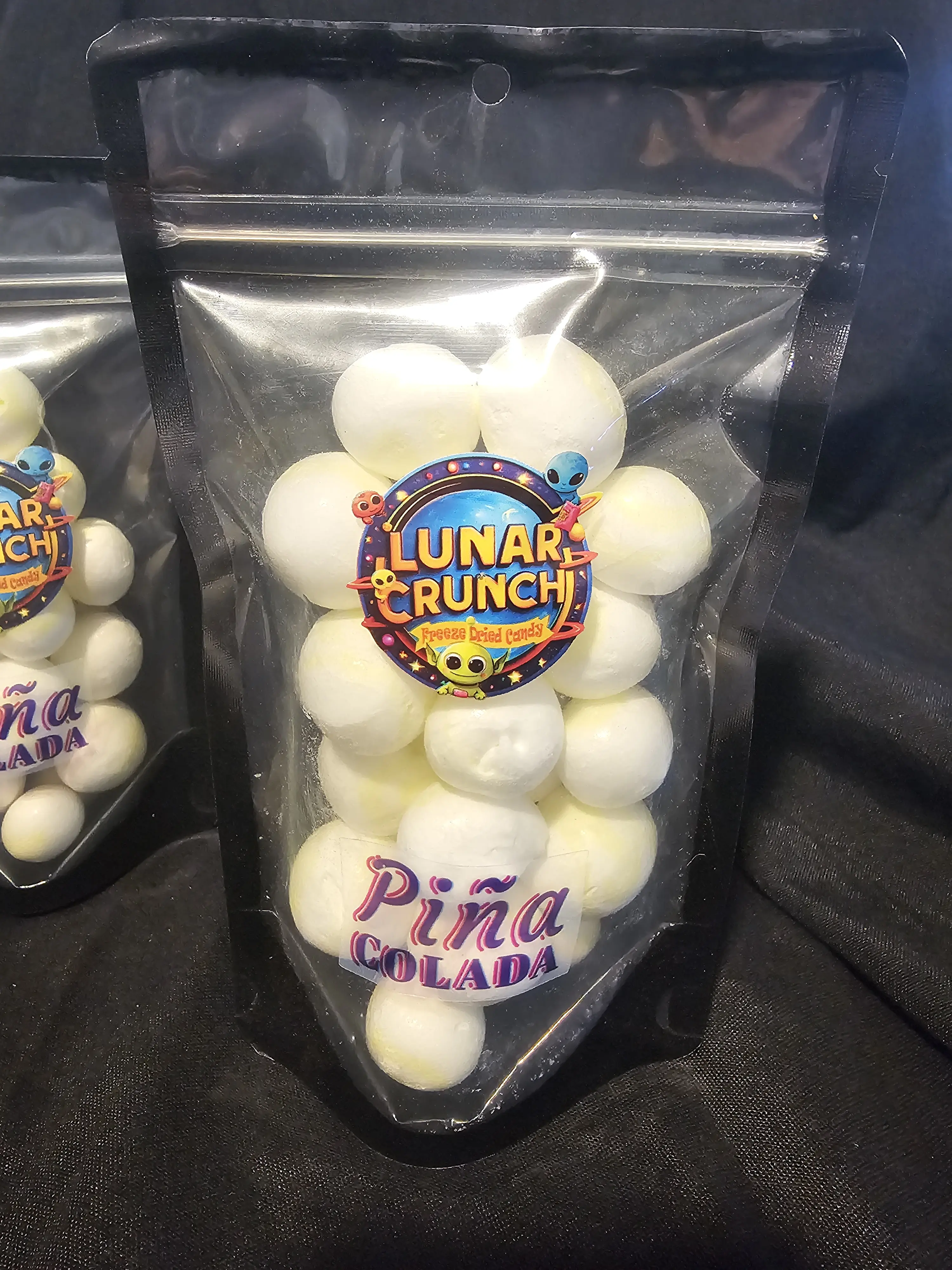 Freeze-Dried Saltwater Taffy, Piña Colada  Snack Candies Candy