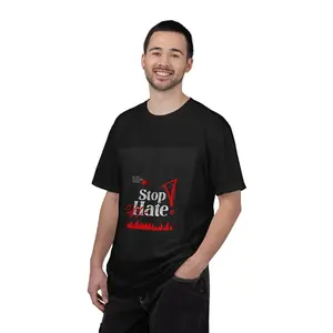 Stop Hate T-Shirt — Anti-Hate Protest Tee with Megaphone Graphic