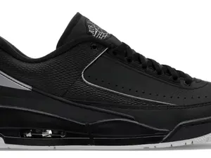Jordan 2/3 Black Metallic Silver