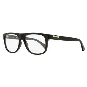 Gucci Flat Browline Eyeglasses GG1117O 001 Black 56mm Gucci Flat Browline Eyeglasses GG1117O 001 Black 56mm
